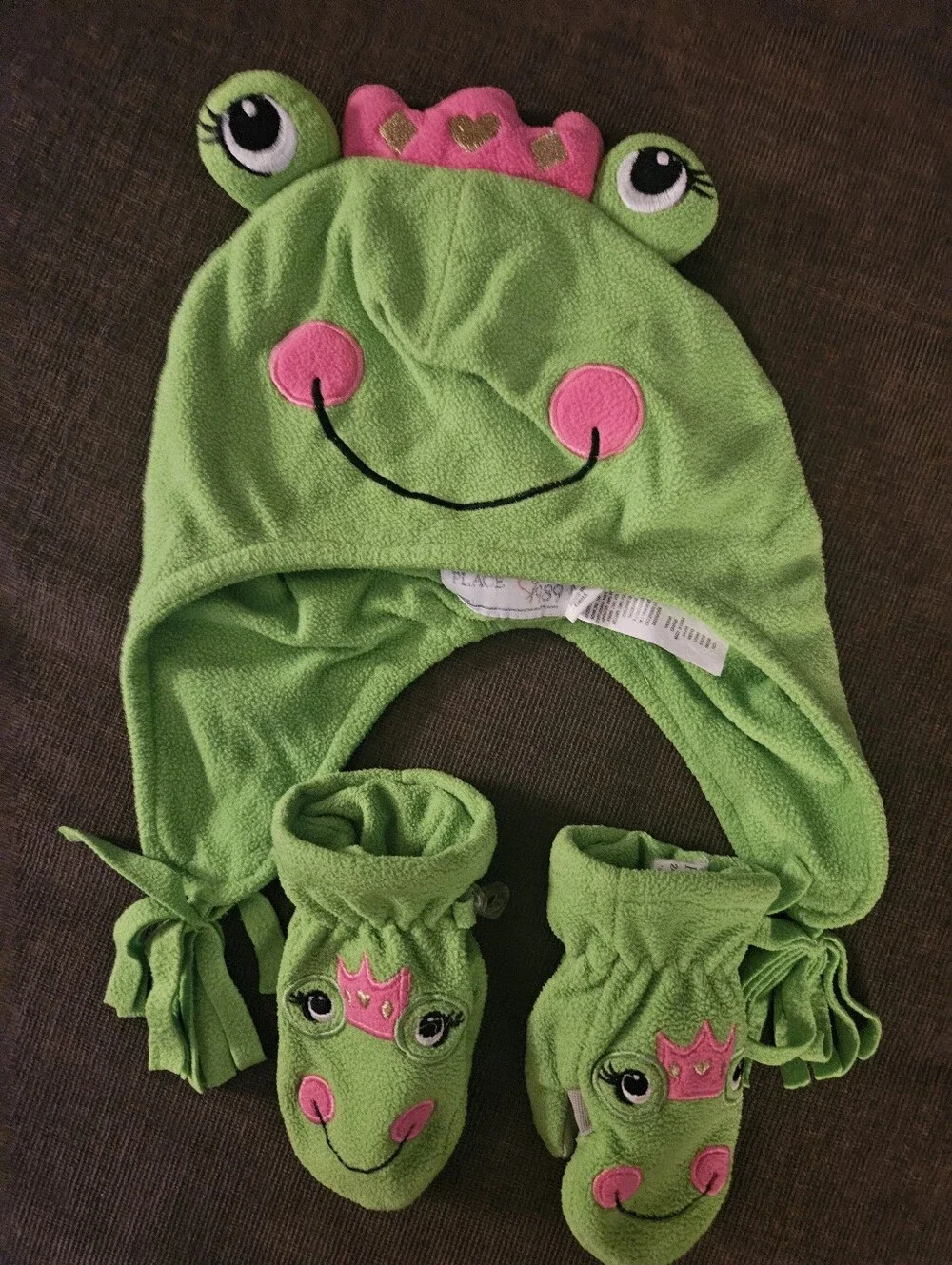 Princess & The Frog Hat and Mittens Set 2T from The Children's Place